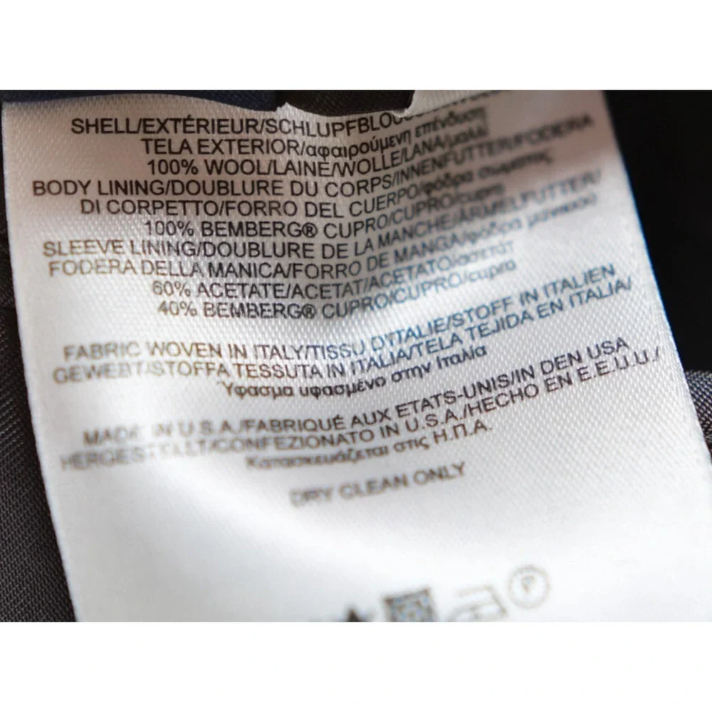 Brooks Brothers Madison 1818 45L W40 Sport Coat Blazer Gray Jacket Wool‎ Saxxon